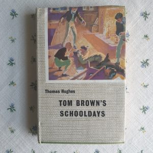 Front cove of Tom Brown's School Days hardback book